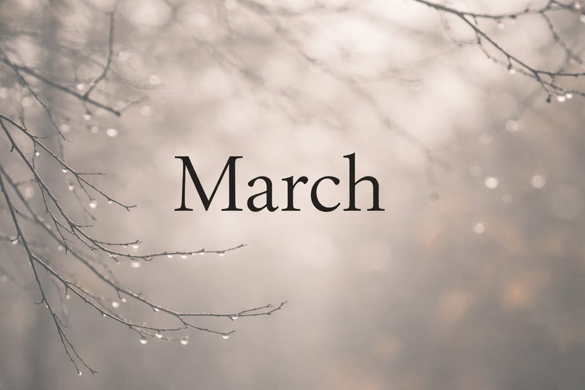 March
