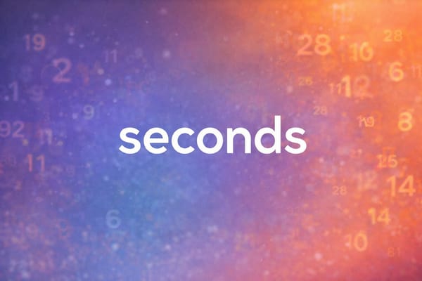 seconds