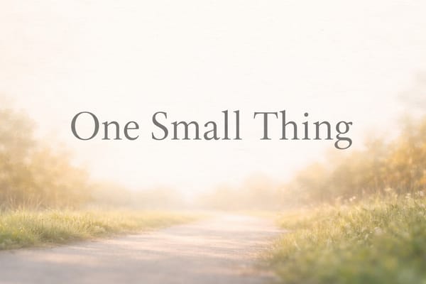 One Small Thing